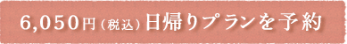 6,050円（税込） 日帰りプランを予約